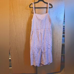 Maurices tie back sundress Pink striped size 3x
